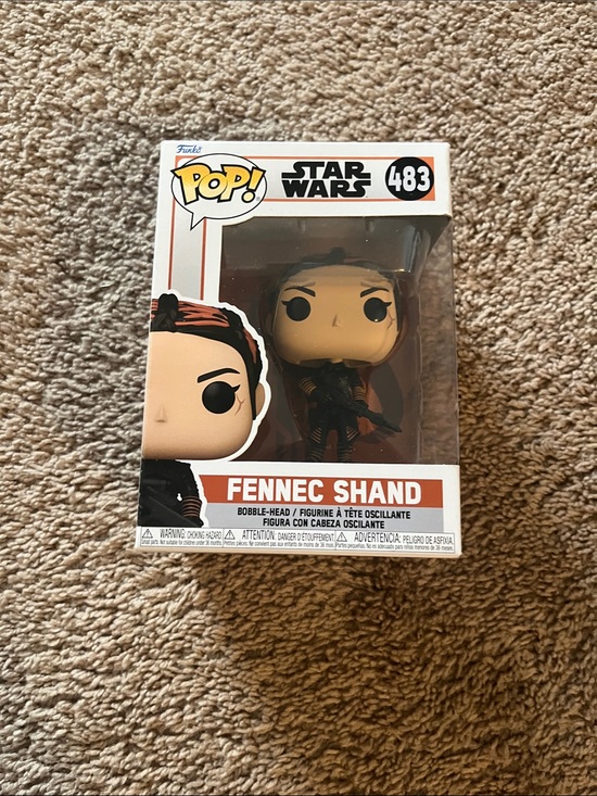 Funko Other - Funko Pop! Star Wars Fennec Shand Orange & Black Vinyl Figure #483